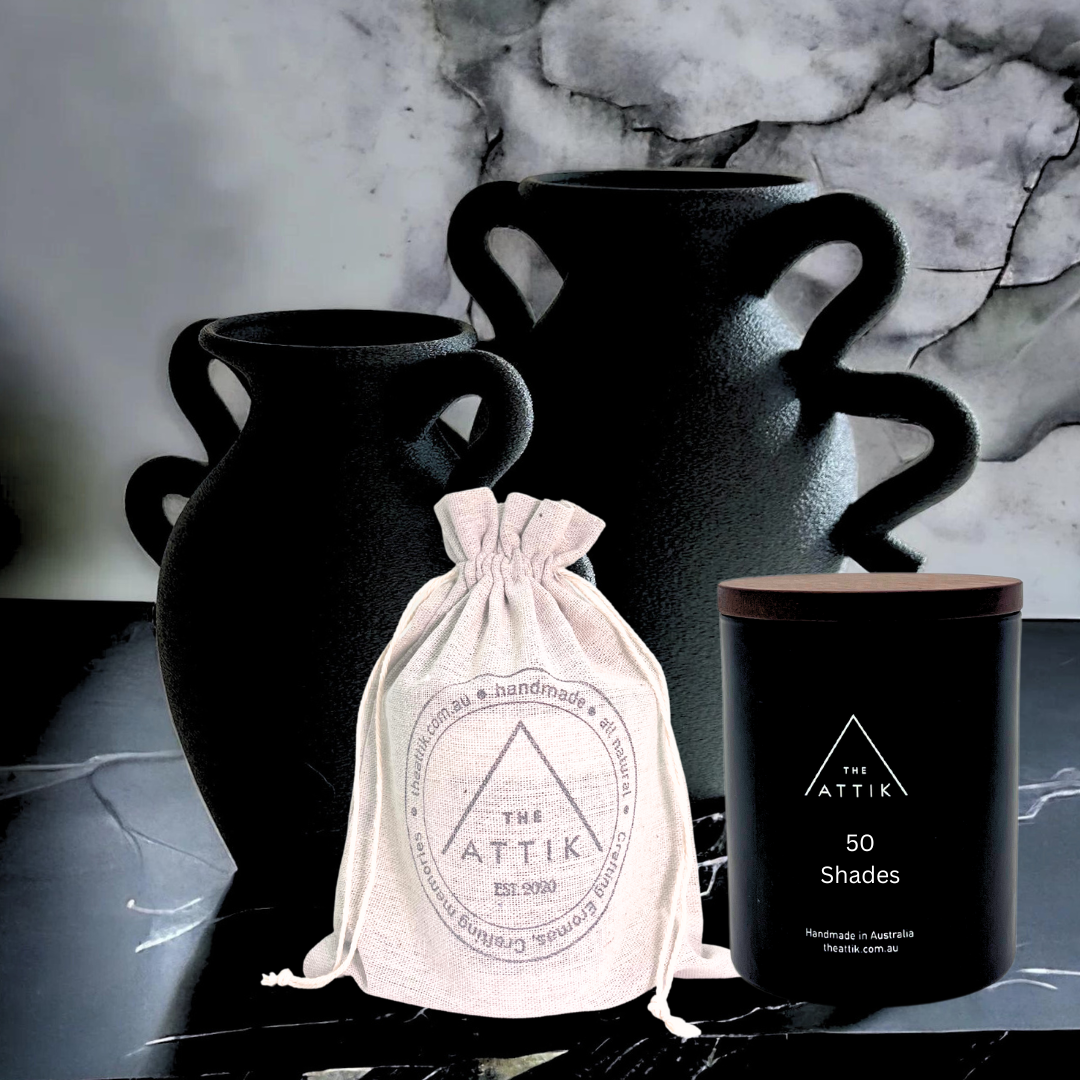 50 Shades  - Glass Jar Candle - theattik.com.au