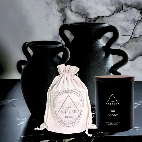 50 Shades  - Glass Jar Candle - theattik.com.au