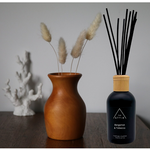 Bergamot & Tobacco  - Reed Diffuser - theattik.com.au