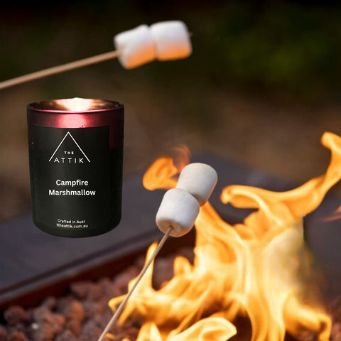 Campfire Marshmallow Candle - theattik.com.au