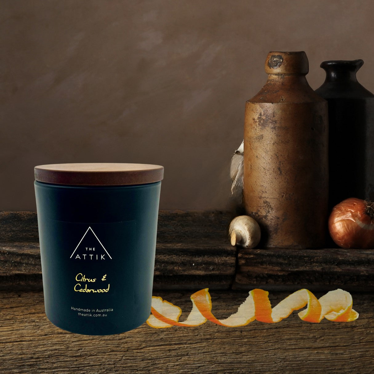 Citrus & Cedarwood Candle - theattik.com.au