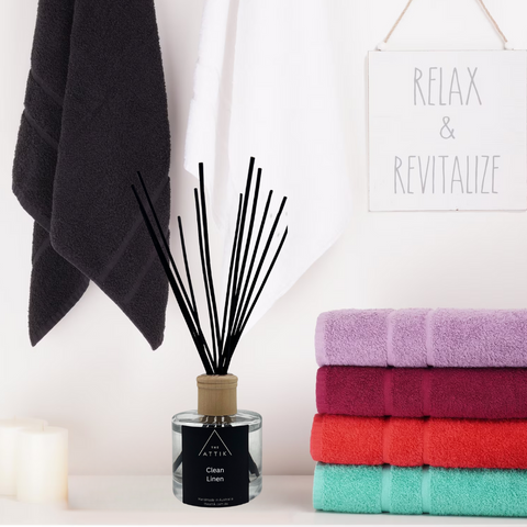 Clean Linen - Reed Diffuser - theattik.com.au