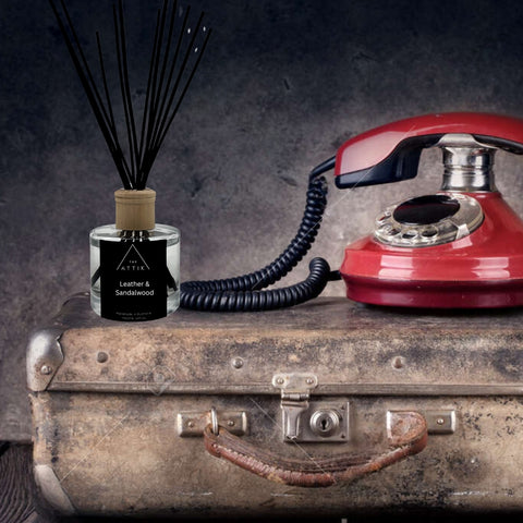 Leather & Sandalwood Reed Diffuser - theattik.com.au
