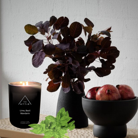Lime, Basil & Mandarin Candle - theattik.com.au