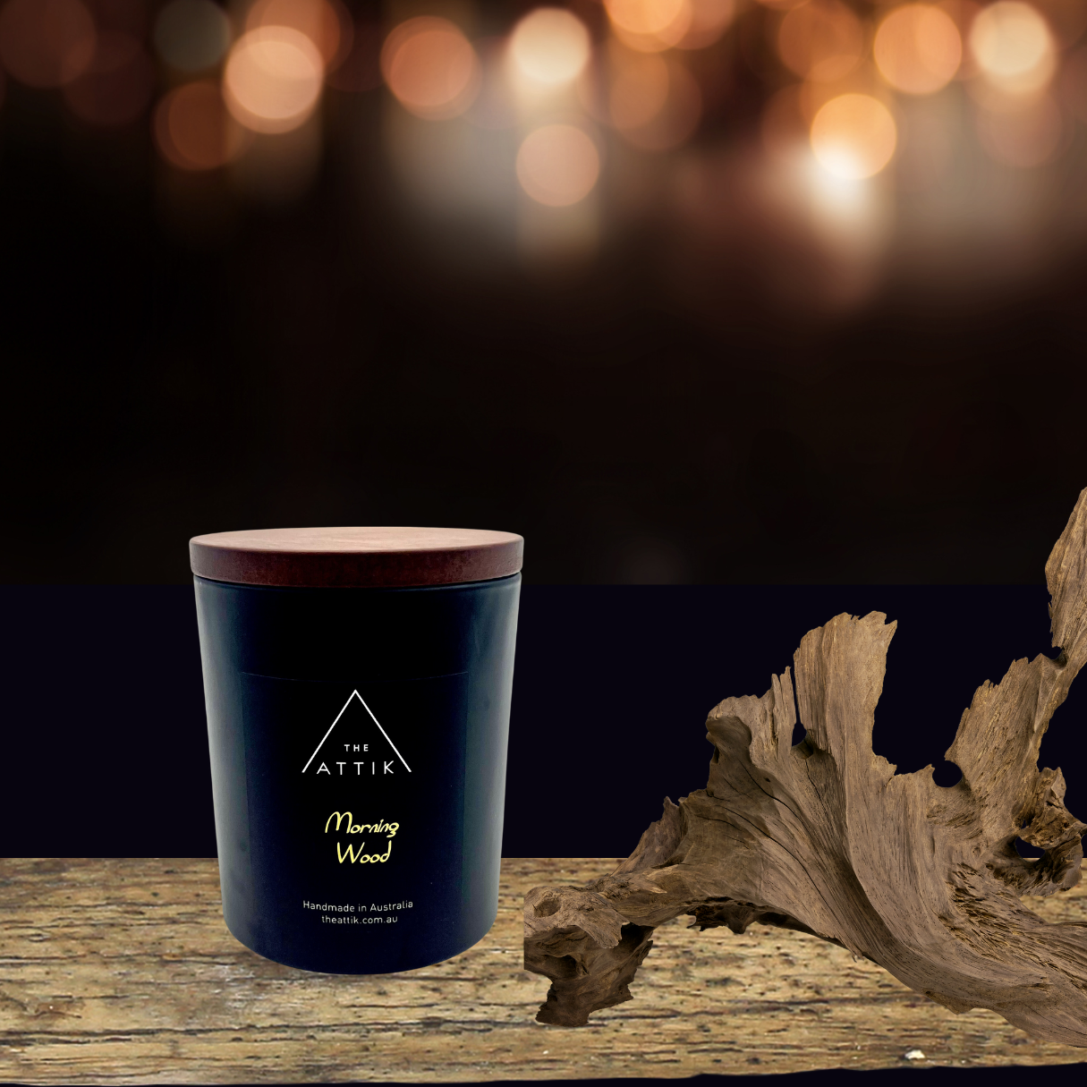 Morning Wood  - Glass Jar Candle - theattik.com.au