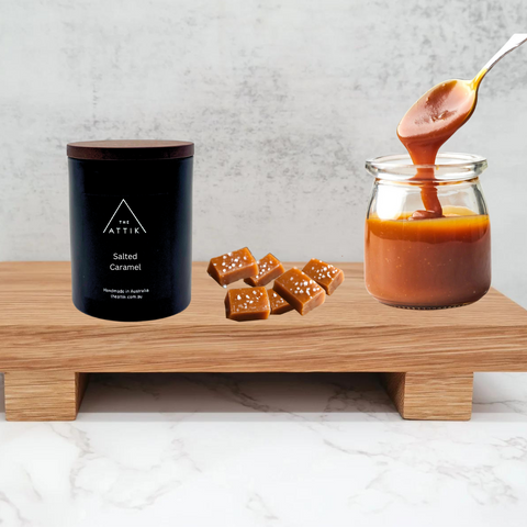 Salted Caramel Candle - theattik.com.au