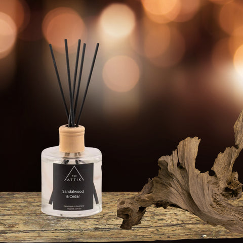 Sandalwood & Cedar Reed Diffuser - theattik.com.au