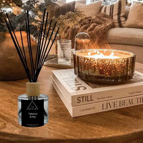 Tobacco & Hay Reed Diffuser - theattik.com.au